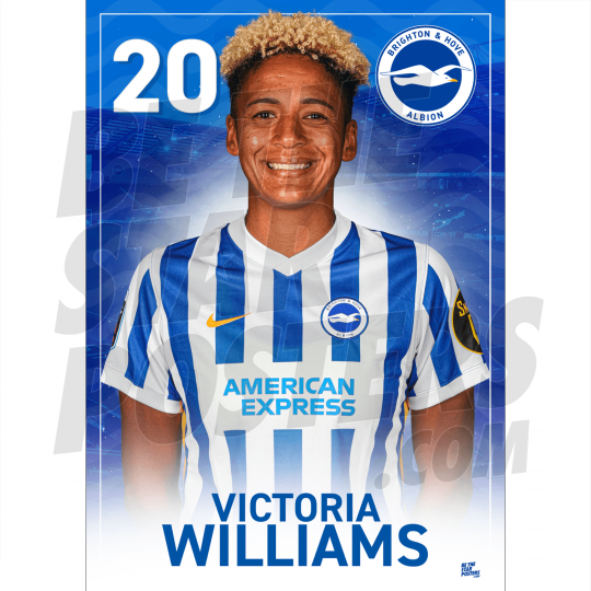 Williams BHAFC Headshot Poster A3 21/22