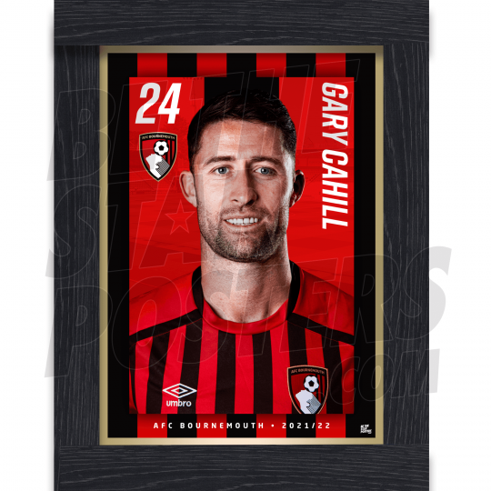 Cahill Bournemouth Framed Headshot A3 21/22
