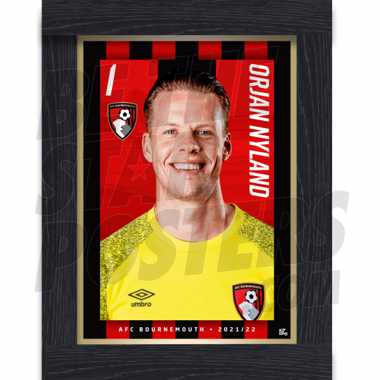 Nyland Bournemouth Framed Headshot A4 21/22