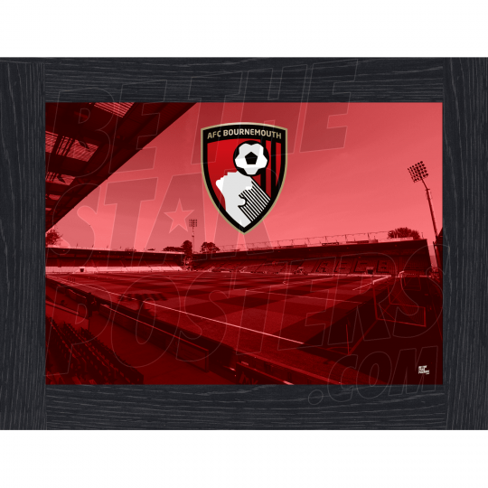 AFC Bournemouth Vitality Stadium Framed A4 Poster