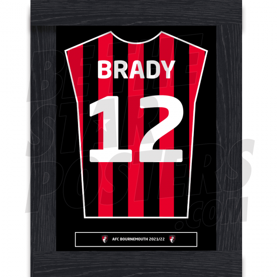 Brady Bournemouth Home Framed Shirt A4 21/22