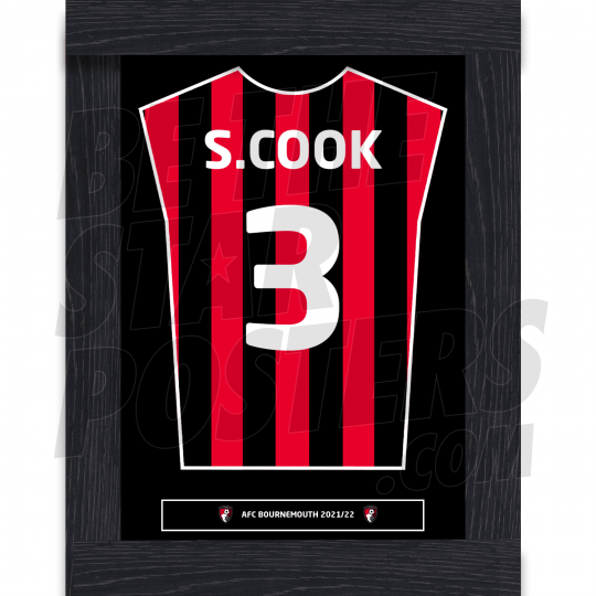 S.Cook Bournemouth Home Framed Shirt A3 21/22