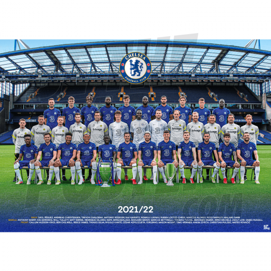 Chelsea FC Squad Poster A2 Poster 21/22