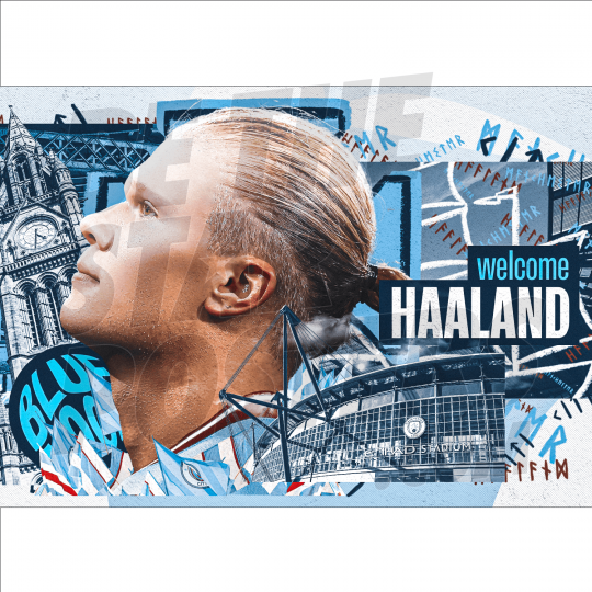 Welcome Haaland 21-22 A2 Poster