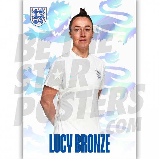 Bronze Lionesses Headshot Poster A3