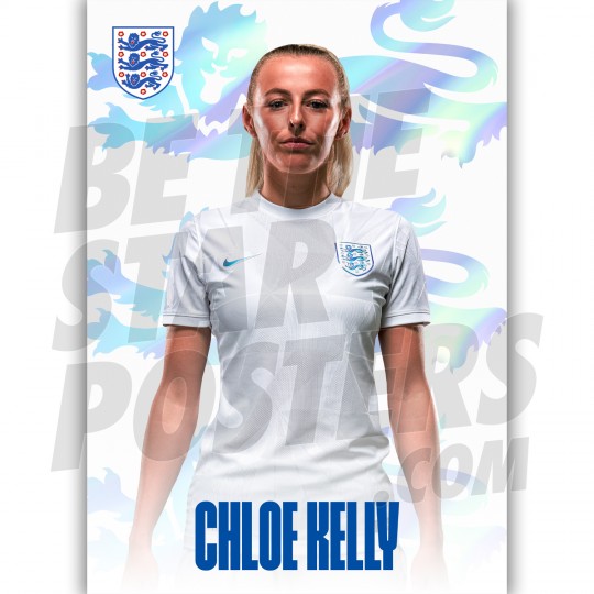 Kelly Lionesses Headshot Poster A4