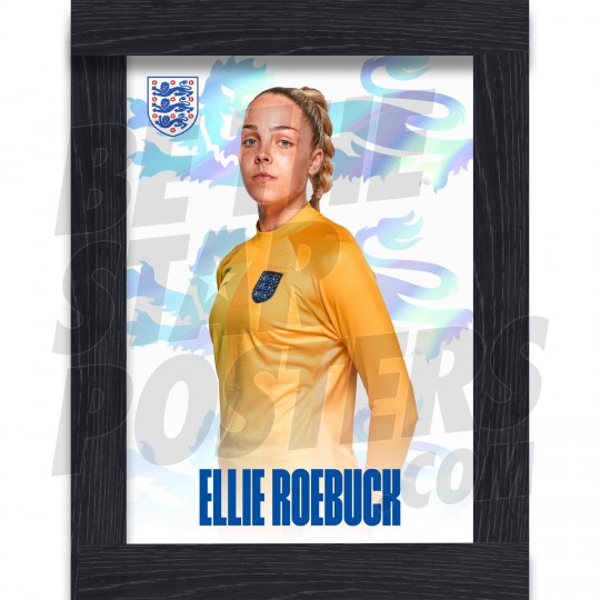 Roebuck Lionesses Framed Headshot Poster A3