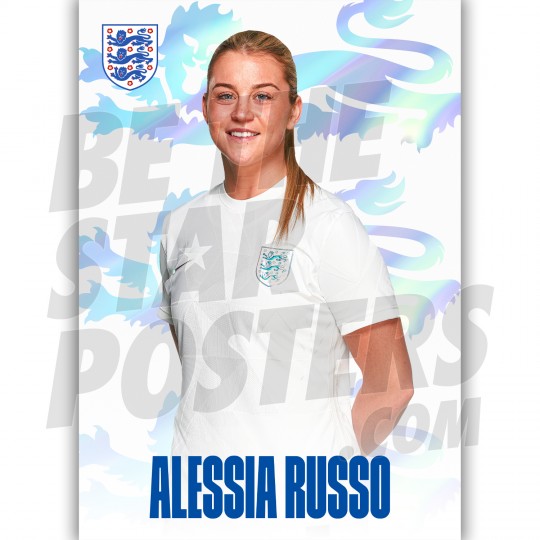 Russo Lionesses Headshot Poster A3