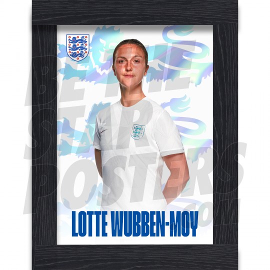 Wubben-Moy Lionesses Framed Headshot Poster A3