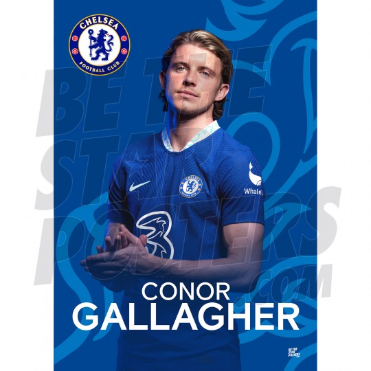 Gallagher Chelsea FC Headshot Poster A3 22/23