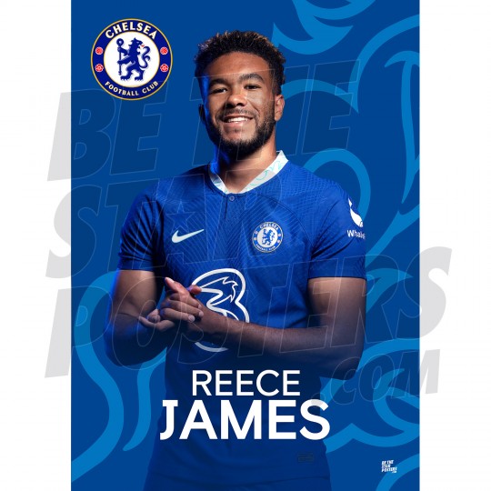 James Chelsea FC Headshot Poster A4 22/23