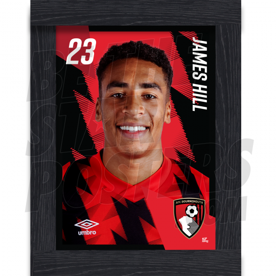 Hill Bournemouth Framed Headshot A4 22/23