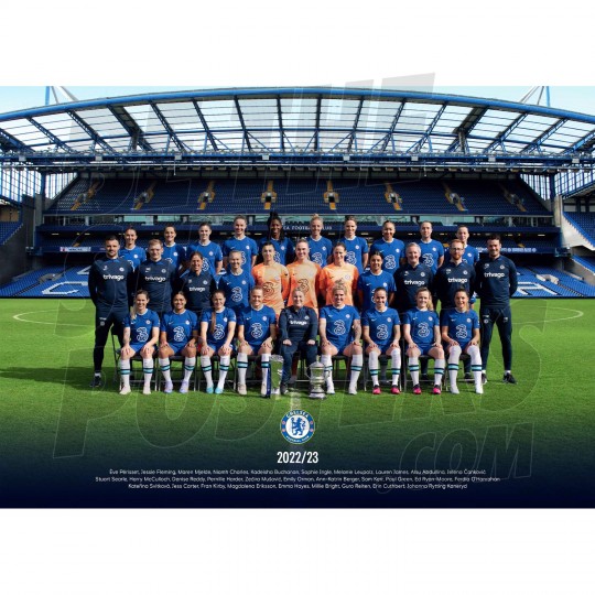 Chelsea WFC 22/23 Squad Poster