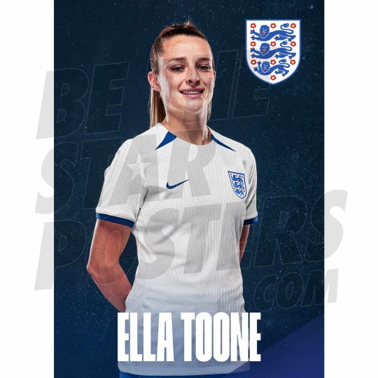 Ella Toone 23/24 Lionesses Headshot Poster
