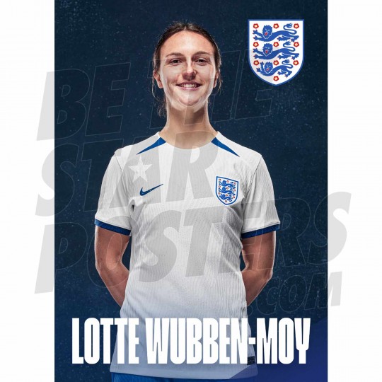 Lotte Wubben-Moy 23/24 Lionesses Headshot Poster