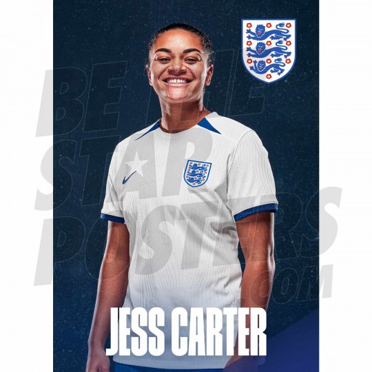 Jess Carter 23/24 Lionesses Headshot Poster