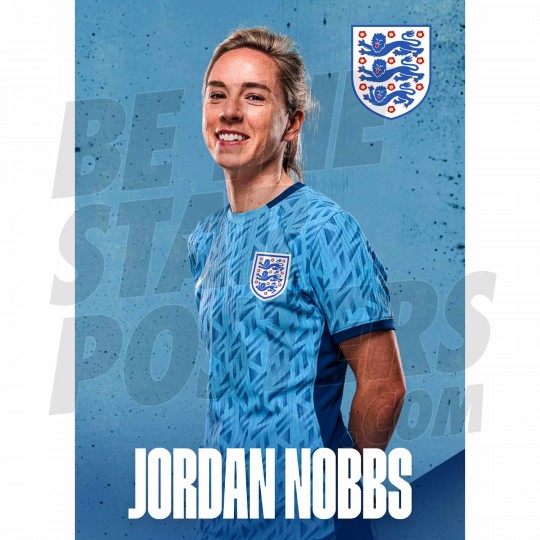 Jordan Nobbs 23/24 Away Lionesses Headshot Poster