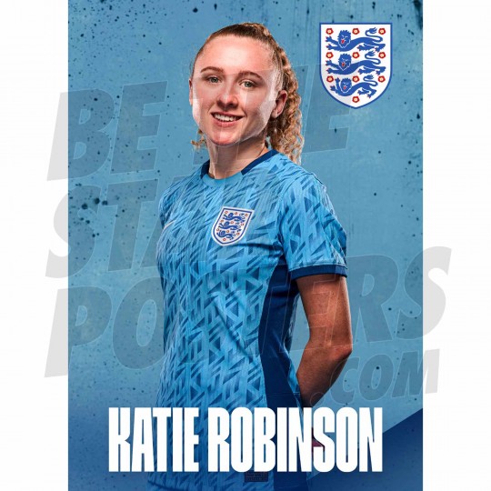 K. Robinson 23/24 Away Lionesses Headshot Poster