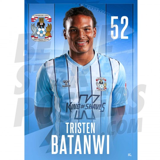 Coventry City FC Batanwi 23/24 Headshot Poster