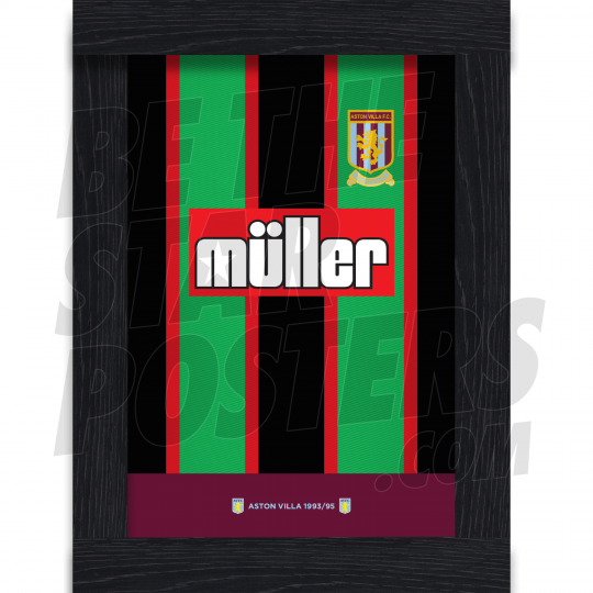 Aston Villa FC 1994 Retro Away Shirt Print