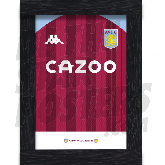 Aston Villa FC 21/22 Home Shirt Print