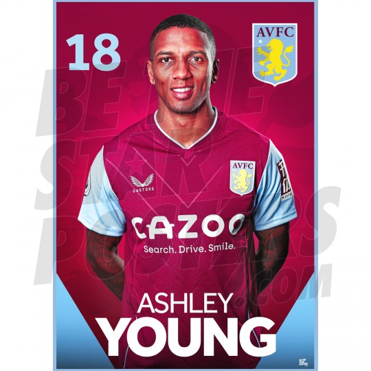 Aston Villa FC Young 22/23 Headshot Poster