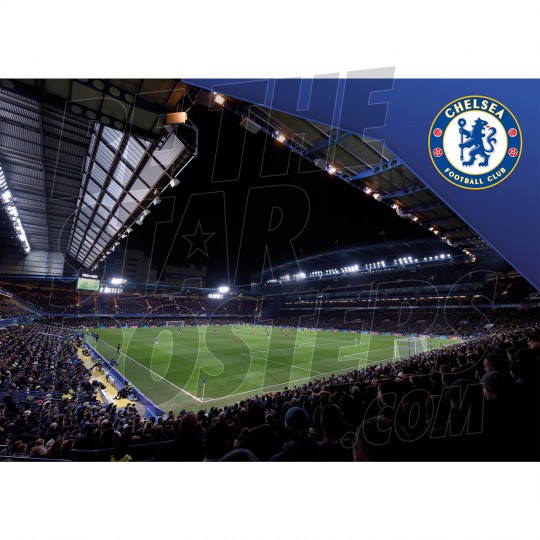 Chelsea FC Stamford Bridge Stadium Poster