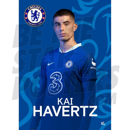 Chelsea FC Havertz 22/23 Headshot Poster