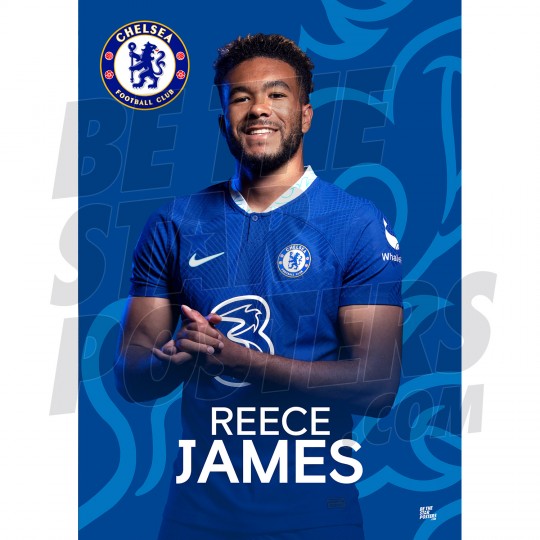 Chelsea FC James 22/23 Headshot Poster