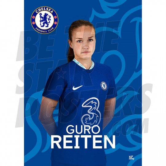 Chelsea FC Reiten 22/23 Headshot Poster