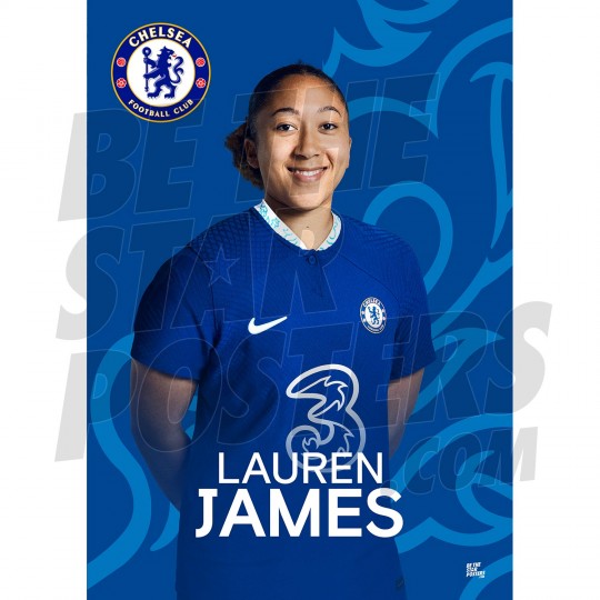 Chelsea FC Lauren James 22/23 Headshot Poster