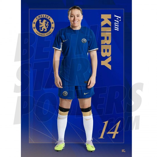 Chelsea FC Kirby 23/24 Headshot Poster