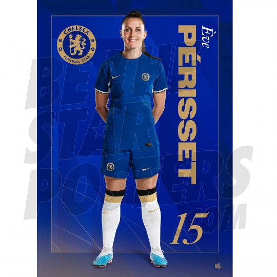 Chelsea FC Perisset 23/24 Headshot Poster