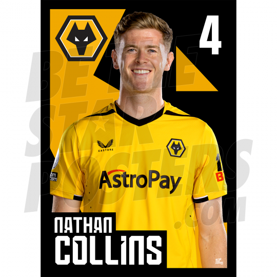 Wolverhampton Wanderers FC Collins 22/23 Poster