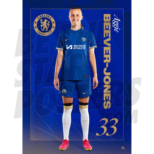 Chelsea FC Beever-Jones 23/24 Headshot Poster