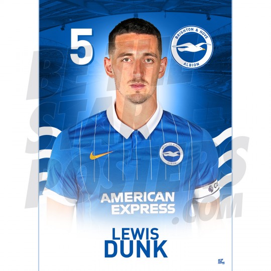 Lewis Dunk Brighton & Hove Albion FC A3 20/21