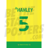 Hanley Norwich City Shirt Poster A4 20/21
