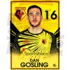 Dan Gosling Watford FC Headshot Poster A3 20/21