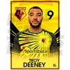 Troy Deeney Watford FC Headshot Poster A3 20/21