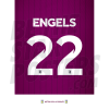 Engels Aston Villa Shirt Poster A4 20/21