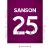 Sanson Aston Villa Shirt Poster A4 20/21