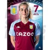 Emma Follis Aston Villa Headshot Poster A3 20/21