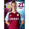 Marisa Ewers Aston Villa Headshot Poster A3 20/21