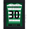 Frimpong Celtic FC Framed Shirt Poster A4 20/21