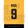 Raul Wolverhampton Shirt Poster A4 20/21