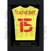 Cathcart Watford FC Framed Shirt Poster A4 20/21