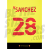 Sanchez Watford FC Shirt Poster 20/21