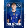 Billy Gilmour Chelsea FC Headshot Poster 20/21 A3