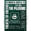 Plymouth Argyle FC A3 Word Poster