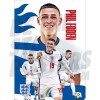 Phil Foden England Action Poster 20/21 A2/A3